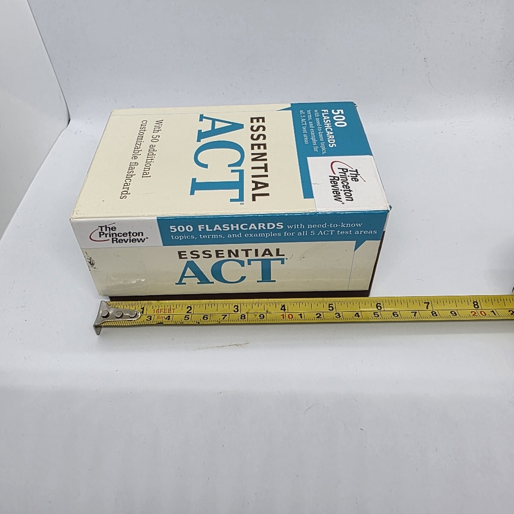 Essential ACT Cards 500 Flashcards (Math, Reading, Science, Writing, English) - Picture 3 of 7